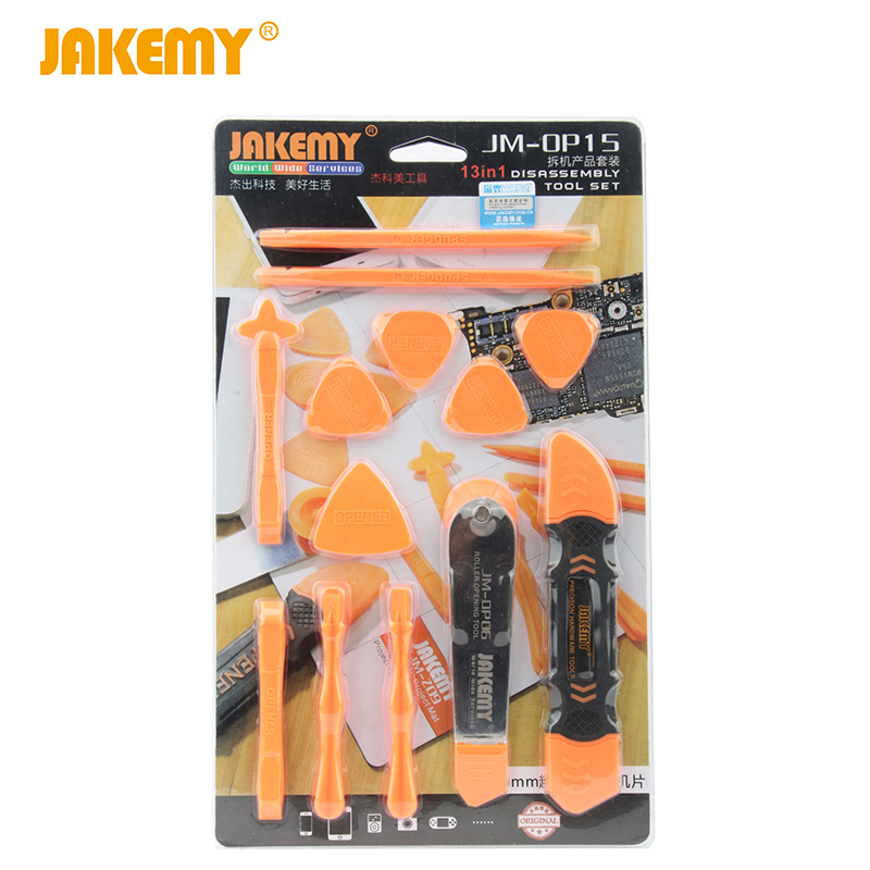 JAKEMY 13 in 1 Smartphone Pry  - Spudger Plastic Set ulasan dan harga