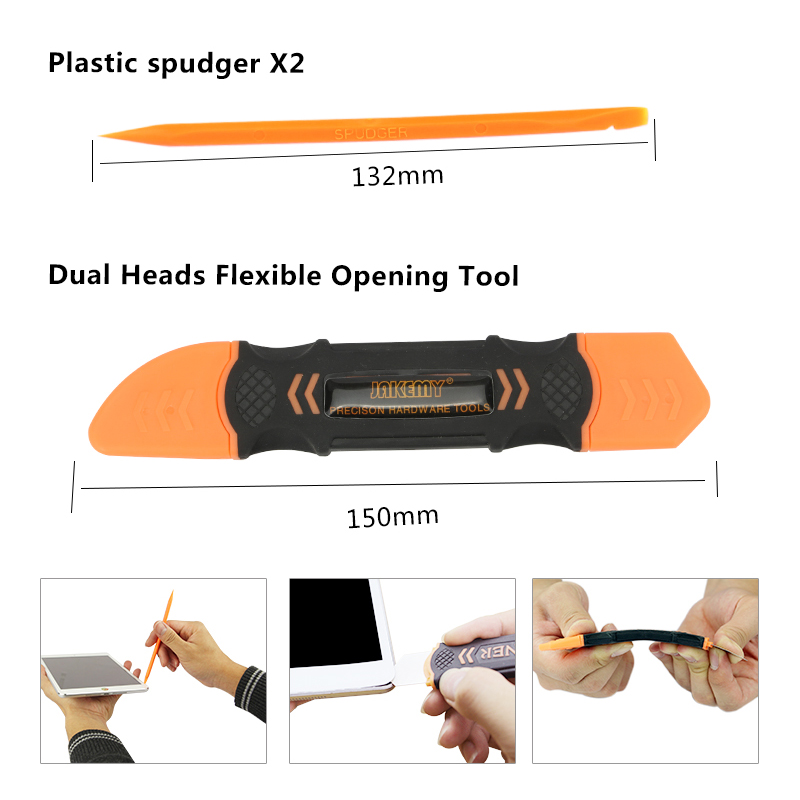 JAKEMY 13 in 1 Smartphone Pry  - Spudger Plastic Set ulasan dan harga