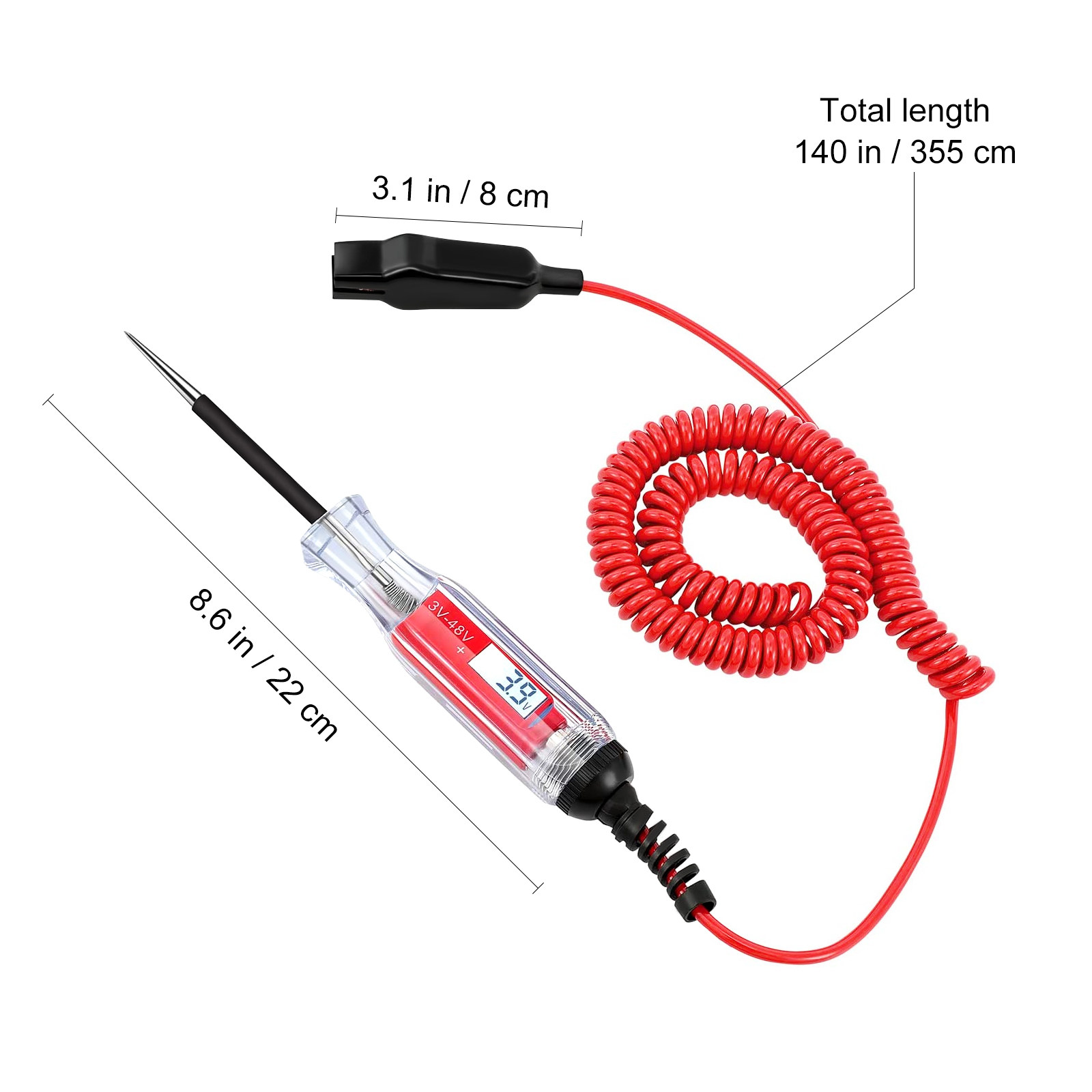 3-48V Automotive Test Pencil D - Circuit Test Pencil ulasan dan harga